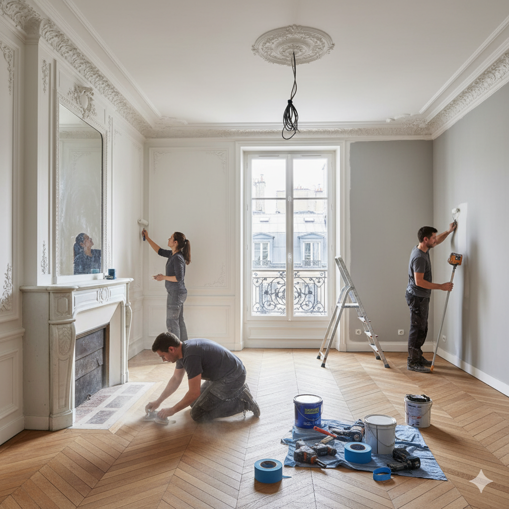 Rénovation appartement Paris - Entreprise rénovation complète Île-de-France 75