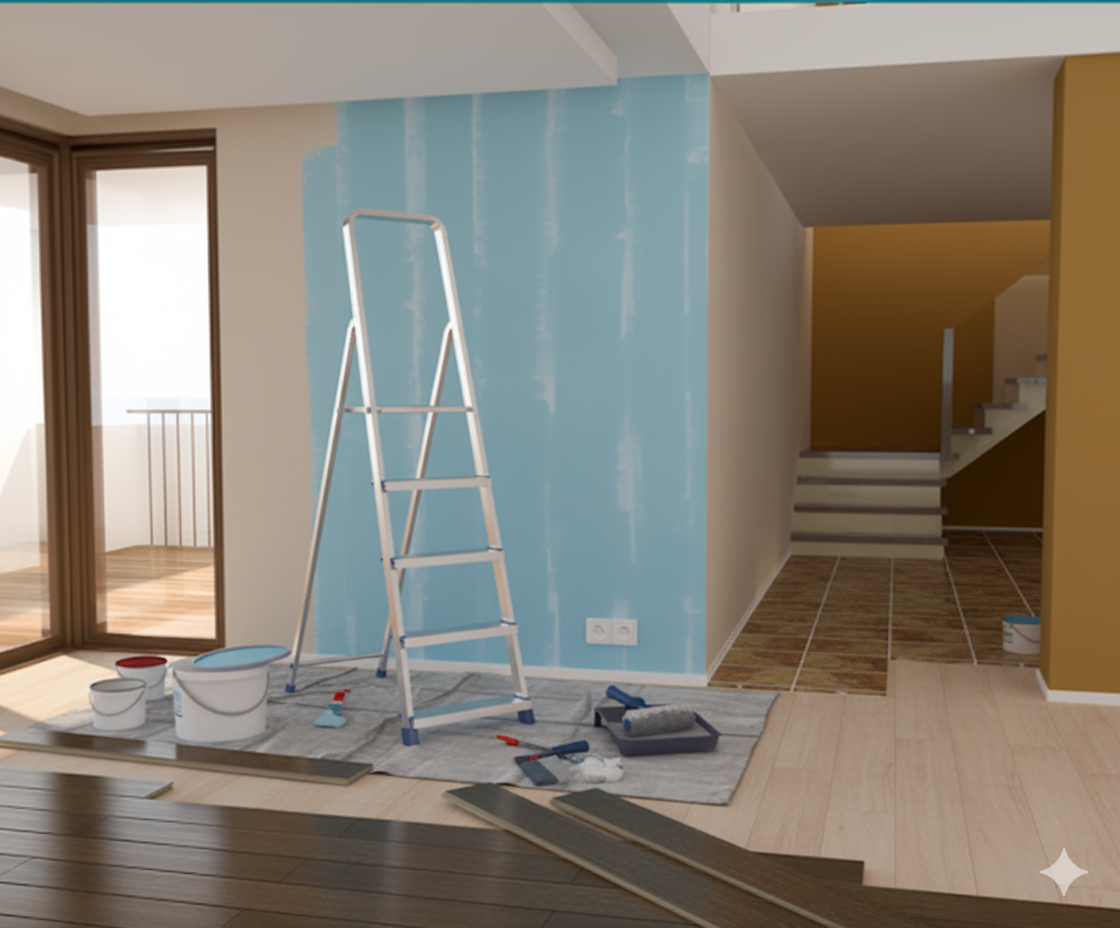 Rénovation maison moderne Paris - Entreprise rénovation Île-de-France appartement cuisine salle de bain